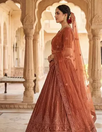 fancy designer party wear lehanga 