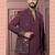 Rouge pink v neck indowestern for men | premium men's ethnic wear