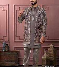 Brownish pink indowestern for men | men's ethnic wear
