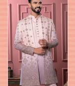 Brown open indowestern for men | premium men's ethnic wear