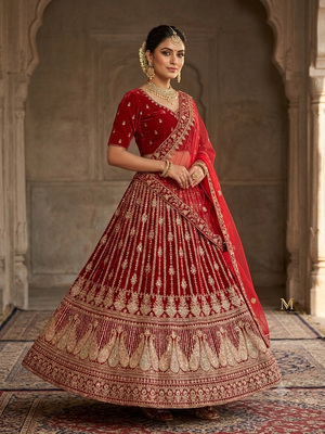fancy wedding havey lehaga dress 1