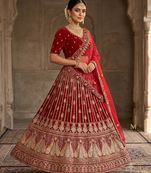fancy wedding havey lehaga dress