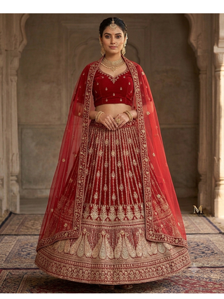 fancy wedding havey lehaga dress 2