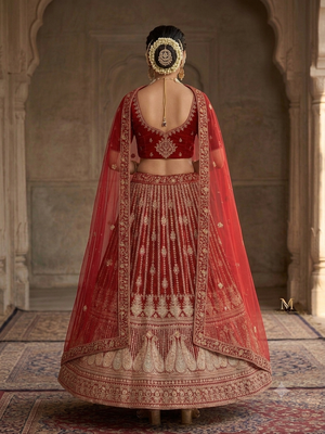 fancy wedding havey lehaga dress 3