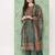 Women Ethnic Motifs Printed Regular Chanderi Cotton Kurta with Trousers & Dupatta