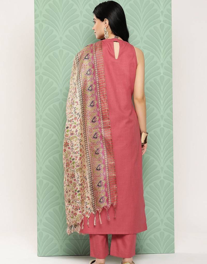 Women Regular Kurta with Trousers & With Dupatta