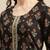 Women Black Ethnic Motifs Printed Patchwork Pure Cotton Kurta with Trousers