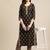 Women Black Ethnic Motifs Printed Patchwork Pure Cotton Kurta with Trousers