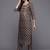 Women Coffee Brown Ethnic Motifs Printed Winter Kurta with Trousers