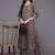 Women Coffee Brown Ethnic Motifs Printed Winter Kurta with Trousers
