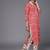 Women Peach-Coloured Pure Cotton Ethnic Motifs Printed Kurta with Trousers