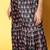 Women Black Floral Printed Beads and Stones Kurta with Sharara & With Dupatta