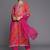 Women Pink Bandhani Printed Gotta Patti Pure Cotton Kurta with Trousers & With Dupatta