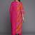 Women Pink Bandhani Printed Gotta Patti Pure Cotton Kurta with Trousers & With Dupatta