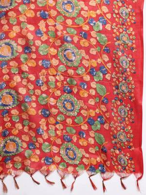 Ethnic Motifs Yoke Design Gotta Patti Kurta with Trousers & Dupatta 4