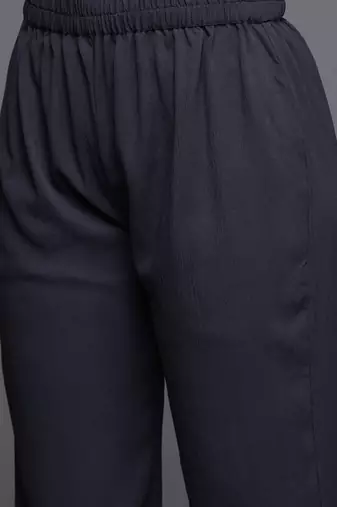 Yoke Design Gotta Patti Straight Kurta & Trousers With Dupatta