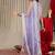 Striped Halter Neck Pure Cotton Straight Kurta & Trouser With Dupatta
