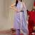 Striped Halter Neck Pure Cotton Straight Kurta & Trouser With Dupatta
