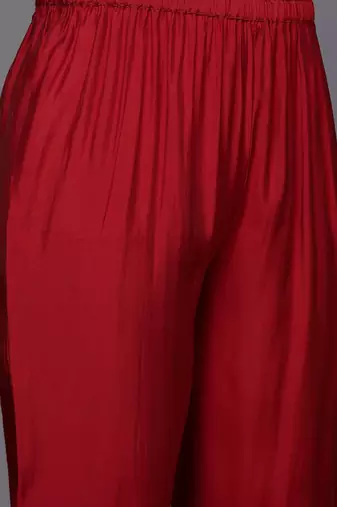 Women Ethnic Motifs Embroidered Thread Work Kurta with Trousers & With Dupatta