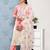 Women Pink Ombre Embroidered Sequinned Kurta with Trousers & With Dupatta