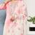 Women Pink Ombre Embroidered Sequinned Kurta with Trousers & With Dupatta