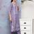 Women Lavender Ethnic Motifs Printed Kurta with Trousers