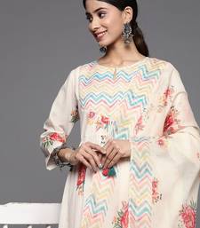Women Floral Printed Keyhole Neck Empire Kurta Set
