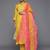 Women Yellow Ethnic Motifs Embroidered Beads and Stones Kurta with Trousers & With Dupatta