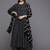 Women Black Printed Pure Cotton Kurta with Palazzos & Dupatta