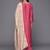 Women Pink Ethnic Motifs Embroidered Thread Work Kurta with Trousers & With Dupatta