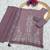 Mauve embroidered cotton semi-stitched pakistani salwar suit