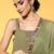Women Textured Poly Georgette Spaghetti Straps Kurta Set