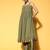 Women Textured Poly Georgette Spaghetti Straps Kurta Set