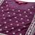 Women Purple Embroidered Chanderi Silk Kurta with Sharara & With Dupatta