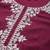Women Magenta Yoke Design Kurta with Trousers & With Dupatta