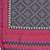 Women Magenta Yoke Design Kurta with Trousers & With Dupatta