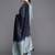 Women Blue & Silver Floral Sequined Straight Kurta Trousers & Ombre Dyed Dupatta