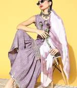 Bandhani Pure Cotton Short Kurti with Sharara