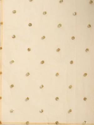 Women Olive Green & Golden Embroidered Kurta with Trousers & Dupatta 4