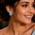Rose Gold Mint Halo Stud Earrings