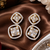 Gold Luxe CZ Drop Earrings
