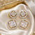 Gold Luxe CZ Drop Earrings