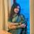 Green color art silk blend sarees with blouse