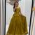 Olive Green Handwork codi & mirror work Cotton Navratri Lahenga Choli
