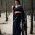 Black color Cotton silk sarees with blouse