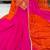 hot rani pink color handwork  mull chanderi kurti plazzo set