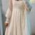 White Color Sequence And Embroidery Work Georgette Salwar Suit