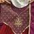 brown color handwork  mull chanderi kurti Palazzo  set
