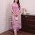 pink color printed wok silk blend salwar suit