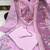pink color printed wok silk blend salwar suit
